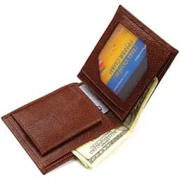Чоловічий шкіряний гаманець Canpellini 12х9.7х1 см acs0025691 - мініатюра 3