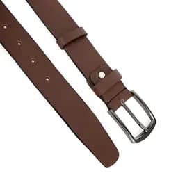Ремінь чоловічий шкіряний Handycover НС-3428 світло-коричневий (130 см) - мініатюра 2