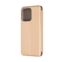 Чехол-книжка для TECNO Spark 40C 4G, G-Case, золотой, кожаный чехол-книга из экокожи (PU) и TPU, с магнитом, с подставкой и вместительным кардхолдером, противоударный, защита всего корпуса, ArmorStandart (ARM89029) - мініатюра 2