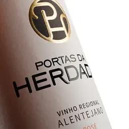 Вино Portas da Herdade Regional Alentejano, рожеве, напівсолодке, 12%, 0,75 л - мініатюра 3