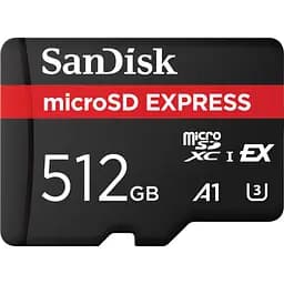 Карта пам'яті SanDisk 512GB microSDXC class 10 UHS-I U3 A1 Express (SDSQXFN-512G-GN4NN)