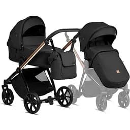 Коляска Tutis Mio Plus Thermo Black Edition Rose Gold, універсальна 2 в 1, чорна (1352292)