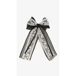 Заколка-бант ZAKB 43-41 Чорно-білий