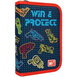 Пенал твердий Yes HP-04 Blaster, 13х21х4 см, синій із червоним (533145)