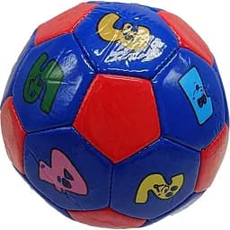 Мяч футбольный детский Bambi Цифры размер №2 14 см красно-синий (2029M(Blue-Red))