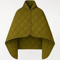 Кемпінгова ковдра з чохлом Olive Dune 150×200 см KT7001014 з кнопками які дозволяють використовувати як пончо