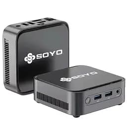 Неттоп Soyo M4 Plus 2 Black N150 16Gb DDR4 512Gb SSD NVMe Graphics GLan 2xUSB 3.2 / 2xUSB 2.0 HDMI/DP Windows 11 Pro