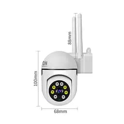 IP-камера поворотна XON SmartCam Wi-Fi 1080P (UCWEM21YW 4798) Біла - мініатюра 6