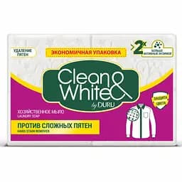 Господарське мило Duru Clean&White Проти плям, 500 г (4 шт. по 125 г)