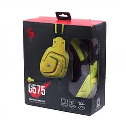 Ігрові навушники Bloody G575 (Punk Yellow) [69096] - мініатюра 5