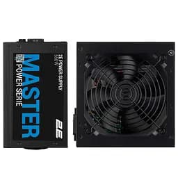 2E Блок живлення Master Power (550W), >80%, 80+ White, 120мм, 1xMB 24pin(20+4), 1xCPU 8pin(4+4), 3xMolex, 5xSATA, 2xPCIe 8pin(6+2) - мініатюра 2