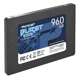 SSD накопичувач 960GB Patriot Burst Elite 2.5 SATAIII TLC (PBE960GS25SSDR) - мініатюра 2