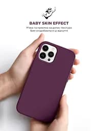 Силиконовый чехол для Apple iPhone 12 Pro Max, ICON2 Case, бордовый, противоударный, панель, защита всего корпуса, матовая поверхность Soft Touch, выступает над дисплеем, совместим с защитными стеклами и пленками, с микрофиброй, ArmorStandart (ARM60575) - мініатюра 8
