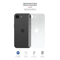 Плівка захисна Armorstandart для задньої панелі Apple iPhone 16e Carbone Transparent (ARM85458) - мініатюра 2