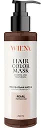 Тонувальна маска для волосся з кератином і пантенолом WIL'NA Hair Color Mask Перлинний 250 мл