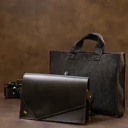 Жіноча шкіряна сумка Grande Pelle 24х16.5х9 см sum0015594 - мініатюра 8