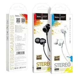 Навушники Hoco M60 Perfect sound universal earphones with mic чорні - мініатюра 2