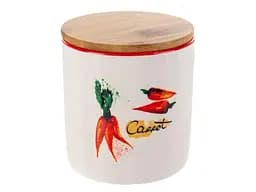 Набір банок для сипучих продуктів Lefard Hot Vegetables 3 шт. 620 мл червоний (940-291) - мініатюра 2