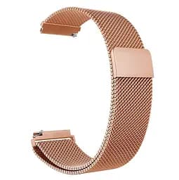 Металевий ремінець Watchbands Milanese Loop для Samsung Galaxy Watch Active рожево-золотий (WB0012MILANSEROSEGOLDA) - мініатюра 2
