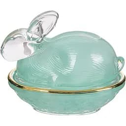 Ємність для сипучих продуктів LeGlass 11.5 см бірюзовий (355-277)