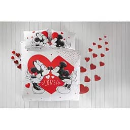 Комплект постільної білизни TAC Disney M&M;M Heart Євро Різнобарвний 000230163