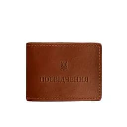 Універсальна шкіряна обкладинка для посвідчення світло-коричнева - мініатюра 6