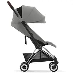 Прогулянковий візочок Cybex Coya Chrome Dark Brown Mirage Grey, сірий (522004395) - мініатюра 3