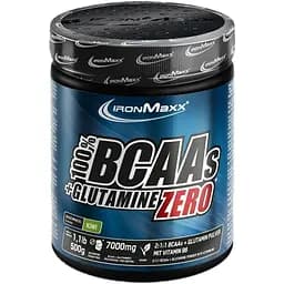 Амінокислота IronMaxx 100% BCAAs + Glutamine Zero Ківі 500 г