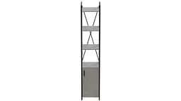 Етажерка 4/34 Ferrum-decor Серії Конект з тумбою 179x34x28 Чорний ДСП Бетон (FRD-104469) - мініатюра 4