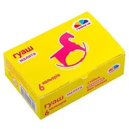 Гуаш "ГАММА'UA"Малята" 6 кол. (10мл) /100201/ (4820219211341)(SC)