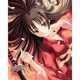 Картина по номерам Ideyka Таинственная гейша KHO4888 40х50 см