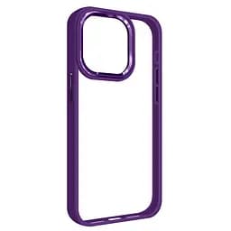 Чехол для Apple iPhone 15 Pro, UNIT2, фиолетовый, ударопрочный, прозрачный противоударный чехол-накладка из TPU и поликарбоната (PC), с защитными бортиками, защита всего корпуса от ударов и царапин, ArmorStandart (ARM69983)