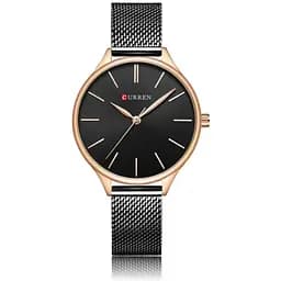 Годинники наручні жіночі Curren 9024 Black (18680)