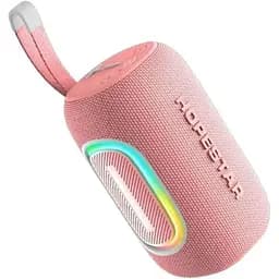 Колонка портативна Hopestar H65 20W Bluetooth з ргб-підсвіткою LED рожева