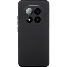 Чохол TPU Getman Liquid Silk Full Camera для Xiaomi Redmi Note 14 Pro+ 5G Чорний / Black