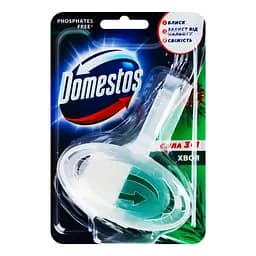 Блок для унітазу гігієнічний Domestos Сила 3 в 1 Хвоя 35 г