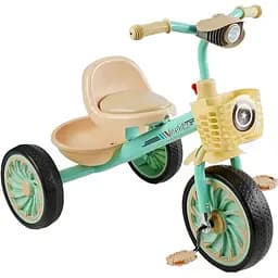 Велосипед триколісний Best Trike BS-33461 з українським озвучуванням зелений