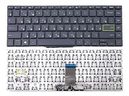Клавіатура для Asus VivoBook S14 S433, S433EA, S433EQ, S433FA, S433FL, S433JQ, X421 (UA Black). Оригінал