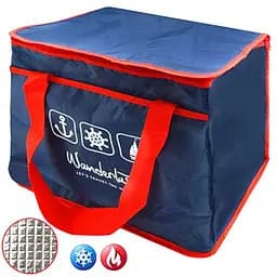 Термосумка Stenson Wanderlust R31039 35 л охолодження та збереження температури 44x23x28 см Синій - мініатюра 2