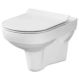 Подвесной унитаз Cersanit City CleanOn с сидением duraplast Slim Soft Close K701-143