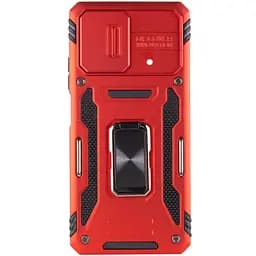 Ударостійкий чохол Camshield Army Ring для Xiaomi Poco F5 / Note 12 Turbo Червоний / Red