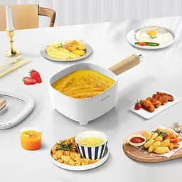 Кастрюля электрическая многофункциональная Audecook WD-1020B с пароваркой и антипригарной сковородой - мініатюра 3