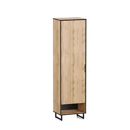 Пенал для одежды с открытой полкой Moreli Forte F-0005 в стиле Loft 550х2000х400 мм Дуб Аппалачи