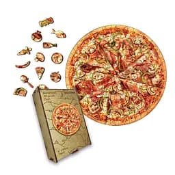 Пазл дерев'яний Піца (It's Pizza Time!), А4, Картонна коробка 100 елементів
