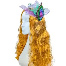 Брошка Павич із заколкою