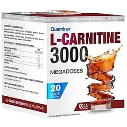 Жиросжигатель Quamtrax L-Carnitine 3000 кола 20 шотов