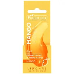 Бальзам-маска для губ Bielenda Lip Care Sleeping Mask Mango Mania 2 в 1, 10 г