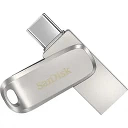 USB флеш накопичувач SanDisk 64GB Dual Drive Luxe USB 3.1 + Type-C (SDDDC4-064G-G46) - мініатюра 2