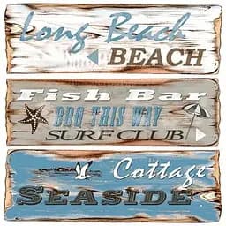 Декуражные салфетки Ambiente Пляжные знаки 33х33см 18.5г/м2 20 шт.