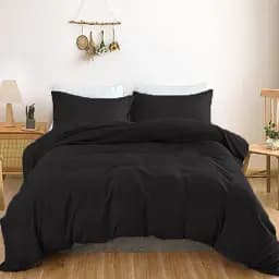 Комплект постельного белья MirSon Satin Light Pro 10-006 Black 175х210 см черный (2200010171365)